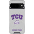 Texas Christian University Horned Frogs Logo Print Google Pixel 10 Clear Case